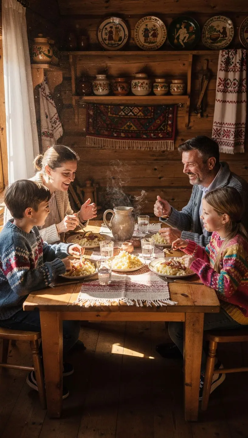 Stunning waterfall nestled in a forested area, surrounded by vibrant autumn foliage.